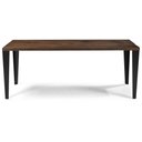 Ver imagem 2 de Mesa Jantar Fit Rustic Brown Base Grafite 220cm - 61924