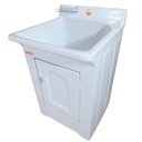 Ver imagem 1 de Gabinete em Plástico Abs com Tanque de Fibra 40 Litros e Base para Torneira de Mesa