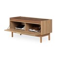 Ver mais imagens de Banco Sapateira Kaki 100 Cm X 40 Cm Courino Caramelo