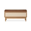 Ver imagem 1 de Banco Sapateira Kaki 100 Cm X 40 Cm Courino Caramelo