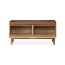 Ver imagem 5 de Banco Sapateira Kaki 100 Cm X 40 Cm Courino Caramelo