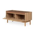 Ver imagem 7 de Banco Sapateira Kaki 100 Cm X 40 Cm Courino Caramelo