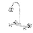 Ver imagem 1 de Torneira Misturador Cozinha Parede Gourmet Flexível Luxo 1/4