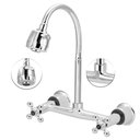 Ver imagem 2 de Torneira Misturador Cozinha Parede Gourmet Flexível Luxo 1/4