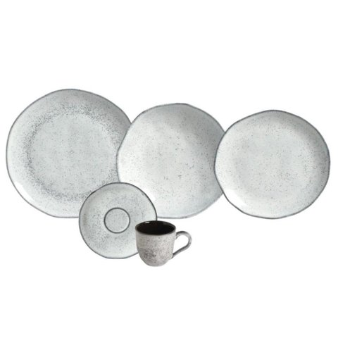 Aparelho de Jantar 30 Peças Orgânico Echo Porto Brasil