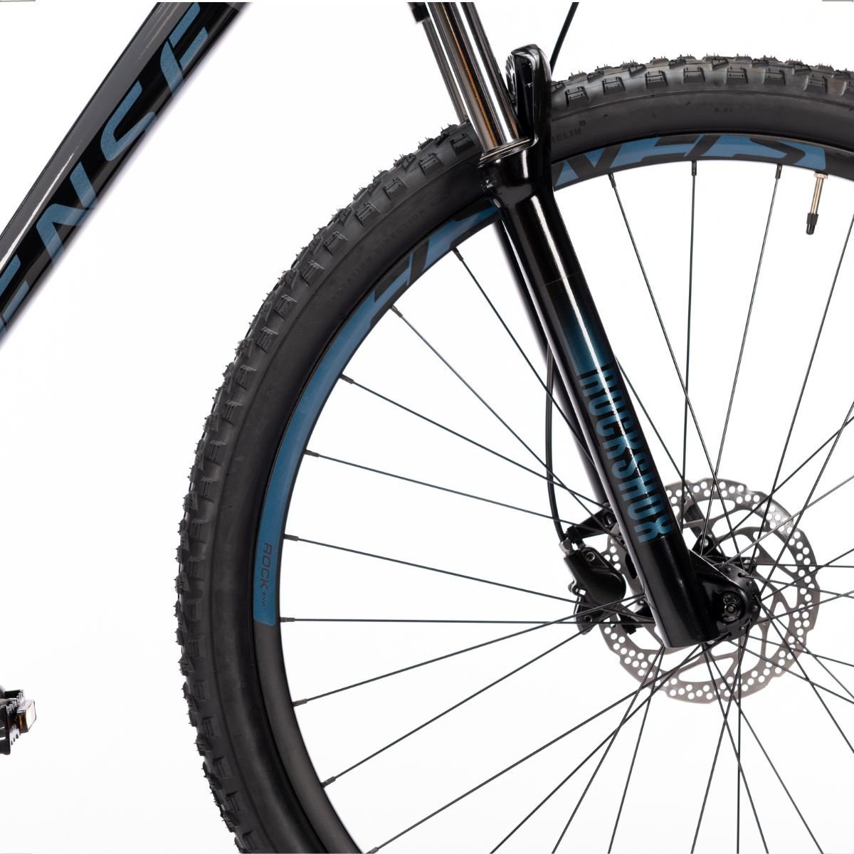 Bicicleta Mtb Aro 29 Sense Rock Evo 2023 Shimano Deore 2x10 Velocidades:Cinza Esc/Azul/15/Unissex - 4
