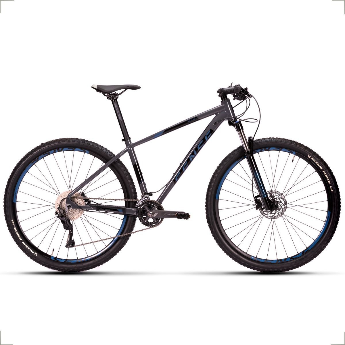 Bicicleta Mtb Aro 29 Sense Rock Evo 2023 Shimano Deore 2x10 Velocidades:Cinza Esc/Azul/15/Unissex - 2