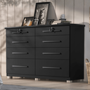 Ver imagem 1 de Comoda Monza 8 Gavetas com Pés