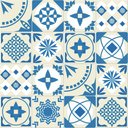 Ver imagem 2 de Adesivo de Azulejo Português Clássico Azul e Bege 1 Arte Destaque