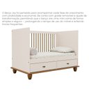 Ver imagem 6 de Quarto Joy Bebê 2 Peças Off White/Nogueira