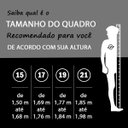 Ver imagem 5 de Bicicleta Aro 29 Dropp Aluminum 21V Freio A Disco E Suspenção:BRANCOAZUL/19