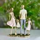 Ver imagem 3 de Escultura Familia Casal com Duas Meninas de Mãos Dadas