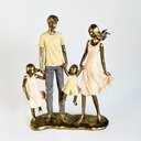 Ver imagem 1 de Escultura Familia Casal com Duas Meninas de Mãos Dadas
