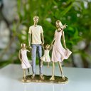 Ver imagem 2 de Escultura Familia Casal com Duas Meninas de Mãos Dadas