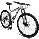 Ver imagem 2 de Bicicleta Aro 29 Dropp Aluminum 21V Freio A Disco E Suspenção:BRANCOPRETO/15