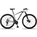 Ver imagem 1 de Bicicleta Aro 29 Dropp Aluminum 21V Freio A Disco E Suspenção:BRANCOPRETO/17