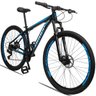 Bicicleta Aro 29 Dropp Aluminum 21V Freio A Disco E Suspenção:PRETOAZUL/15 - 2
