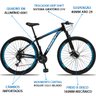 Bicicleta Aro 29 Dropp Aluminum 21V Freio A Disco E Suspenção:PRETOAZUL/19 - 3