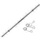 Ver imagem 1 de Barra Para Supino Oca Com Presilhas 1,20m