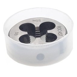 Cossinete Manual em Aço Rápido (hss) - Med. 1 X 8 - (unc) - Din 223 B - Ref. 13,0051 - Rocast - 3