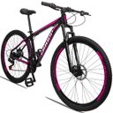 Ver imagem 2 de Bicicleta Aro 29 Dropp Aluminum 21V Freio A Disco E Suspenção:PRETOROSA/21