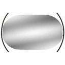 Ver imagem 2 de Espelho de Parede Oval com Moldura Preta 35 cm - Mabruk