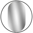 Ver imagem 5 de Espelho de Parede Oval com Moldura Preta 35 cm - Mabruk