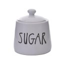 Ver imagem 3 de Kit Cremeira de Leite Cream e Pote de Açucar em Cerâmica Branca