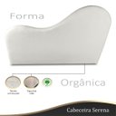 Ver imagem 3 de Cabeceira Orgânica 90cm Solteiro Painél para Cama Box Bouclé Serena