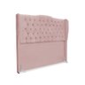 Cabeceira de Cama Box Queen 160 Cm Dubai Premium - Veludo Rose - 1