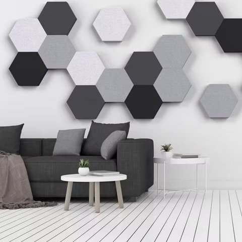 Painel Acústico Hexagonal Bl Acoustic 2202 (kit com 10 Unidades)