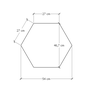 Painel Acústico Hexagonal Bl Acoustic 2202 (kit com 10 Unidades) - 4