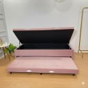 Ver imagem 4 de Cama Box Baú Solteiro com Auxiliar Conjugada | Blindada | Pistão a Gás | Suporta até 200kg | 188x88x