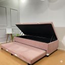 Ver imagem 3 de Cama Box Baú Solteiro com Auxiliar Conjugada | Blindada | Pistão a Gás | Suporta até 200kg | 188x88x