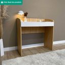 Ver imagem 7 de Mesa Escrivaninha 2 Gavetas 91 cm Olmo Branco Artany