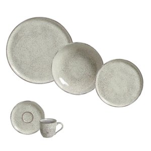 Aparelho de Jantar 30 Peças Bio Pistache Porto Brasil
