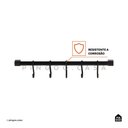 Ver imagem 3 de Suporte Organizador De Cozinha Suspenso Garça Pingoo.casa - Preto