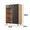 Ver imagem 3 de Fruteira Natasha com Rodinhas 1 Porta 1 Gav