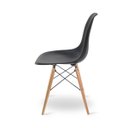 Ver imagem 4 de Kit Mesa para Computador Escrivaninha Porto Preto 90cm e Cadeira Eiffel Charles Eames Preto