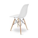 Ver imagem 6 de Kit Mesa para Computador Escrivaninha Porto Natura 90cm e Cadeira Eiffel Charles Eames Branco
