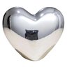 Coração Prata em Cerâmica 11,5cm - Mart - 2