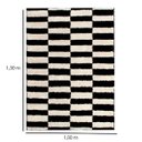 Ver imagem 5 de Tapete para Sala 1,00 x 1,50 Art Desenho 05 Preto Oasis