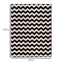 Ver imagem 5 de Tapete para Sala 1,00 x 1,50 Art Desenho 07 Preto Oasis