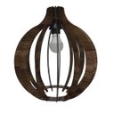 Ver imagem 1 de Lustre Pêndulo de Teto Luminária Pendente Tabaco Claro D'Rossi