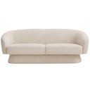 Ver imagem 3 de Sofá Orgânico 03 Lugares 180cm Liz Bouclé Off White - Nexta Casa