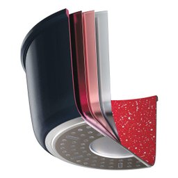 Jogo de Panelas Anti Aderente Ceramico Colorstone 4pçs Titânio Premium - 5 Jogo de Panelas Anti Aderente Ceramico Colorstone 4pçs Titânio Premium - 5