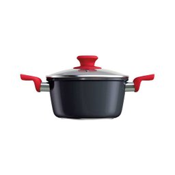 Jogo de Panelas Anti Aderente Ceramico Colorstone 4pçs Titânio Premium - 6 Jogo de Panelas Anti Aderente Ceramico Colorstone 4pçs Titânio Premium - 6