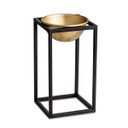 Ver imagem 4 de Kit 03 Cachepot Dourado Com Suporte Metálico Preto D'Rossi