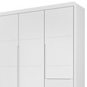 Ver imagem 3 de Jogo de Quarto Infantil Guarda Roupa 2 Portas e Cômoda 4 Gavetas Lua P04 Branco - Mpozenato