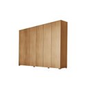 Ver imagem 2 de Guarda Roupa Casal 6 Portas e 6 Gavetas C/ Pés Horizon Naturale - Rufato